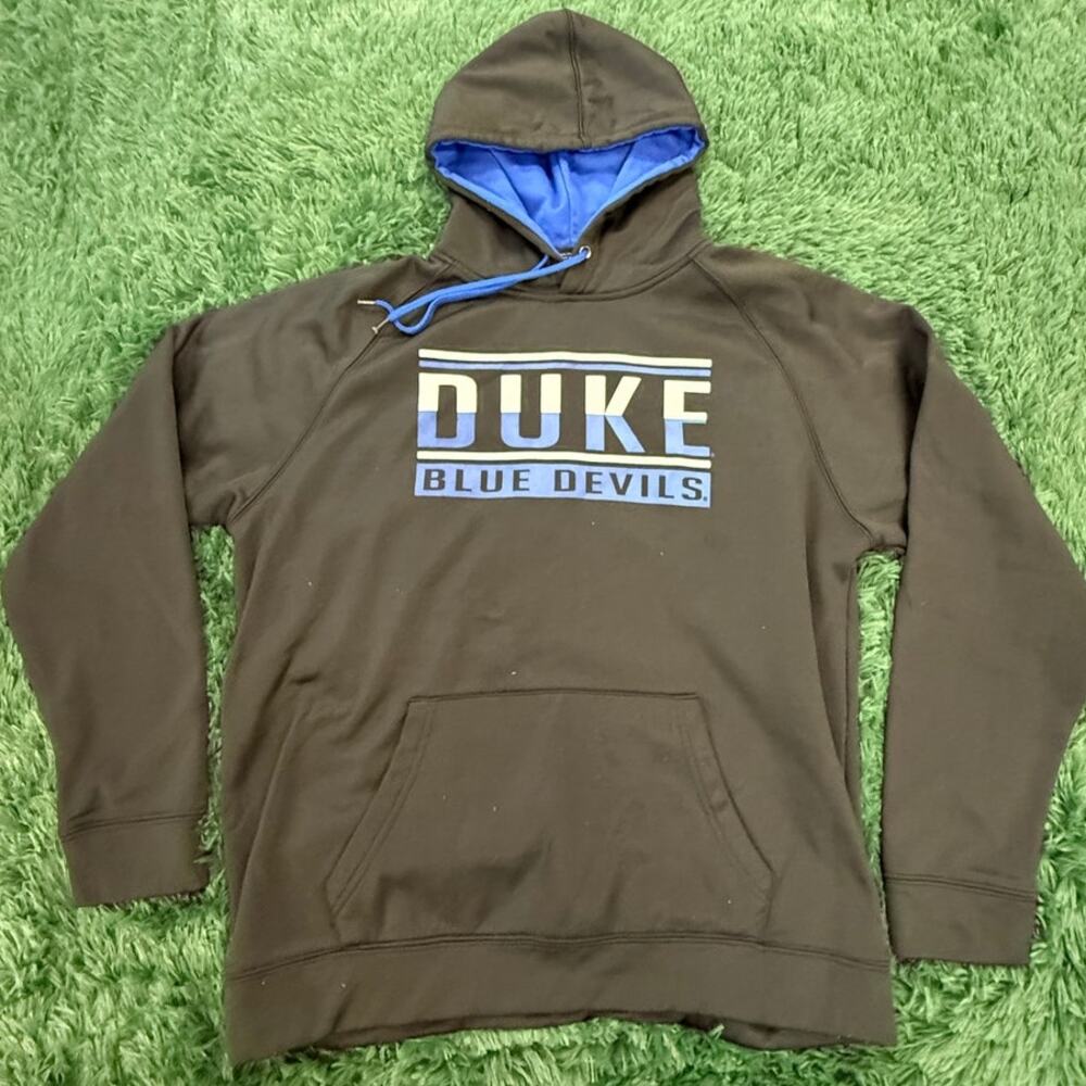 Duke University Black | Blue Pullover Hoodie Sweatshirt XL Unisex NCAA